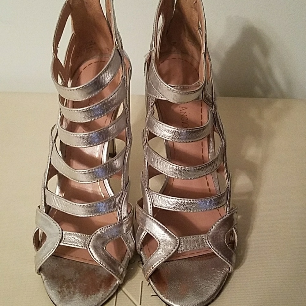 Silver shoes